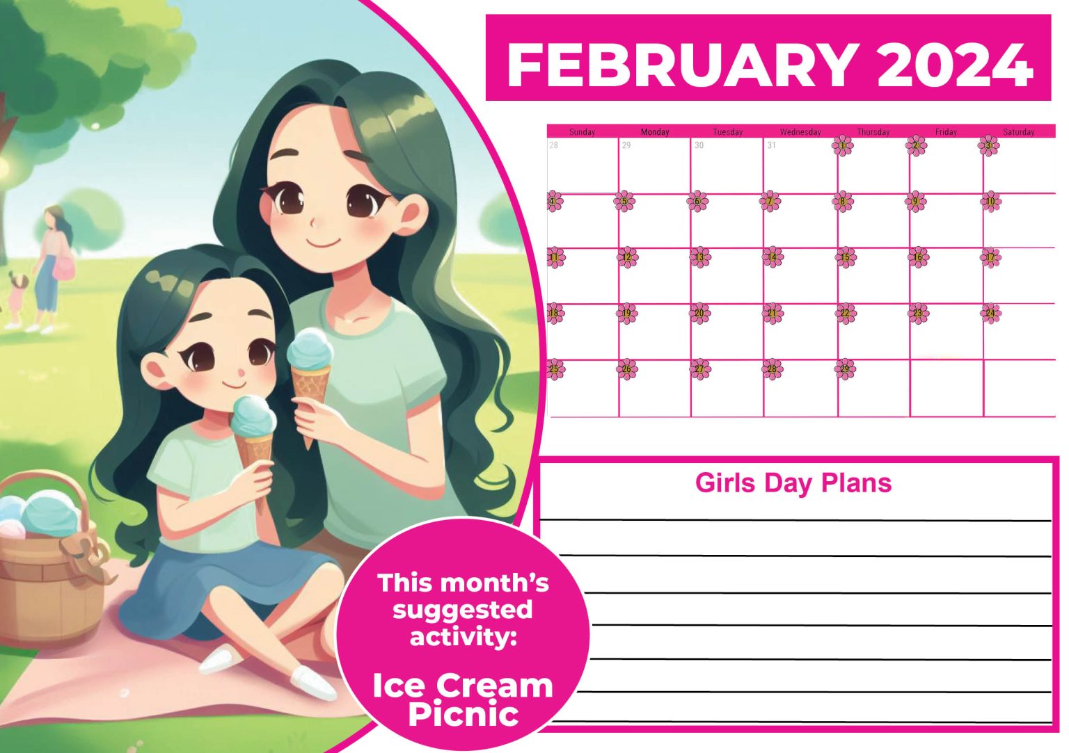 Girls Day Calendar GIRLS DAY 2024